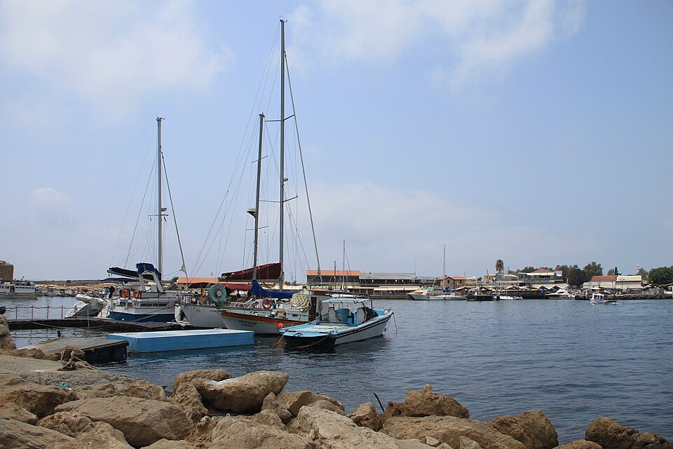 Port de Paphos à Chypre