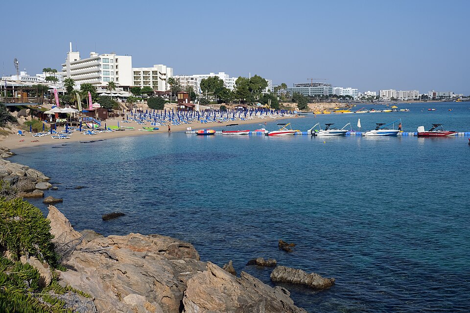 Plage de Protaras à Chypre